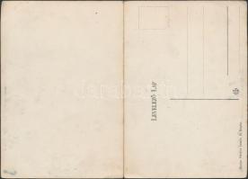 Balatonboglár, Kikötő, a Baross gőzös; kihajtható képeslap kiadja Fischer Ármin / folding card