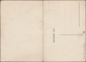 Balatonboglár, Látkép; kihajtható képeslap kiadja Fischer Ármin / folding panoramacard