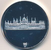 Bozó Gyula (1913-2004) DN "Magyar Köztársaság Országgyűlése" ezüstözött fém emlékérem dísz...