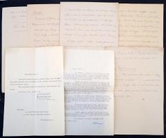 cca 1920-1940 Sternberg Coburg irat hagyaték több bírósági és egyéb hivatalos irattal a családok vag...