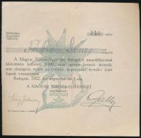 cca 1920 Turistasággal kapcsolatos kisnyomtatványok: Magyar Turista Szövetség meghívói, röplapjai,