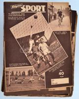 cca 1935-1942 A háború előtti sportélet krónikája. A képes sport c. magazin kb 100 db száma, mind jó állapotban, benne a korszak magyar sportsikereinek képes krónikájával.