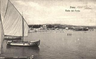 Fano, Rada del Porto / port, sailing boat (EK)