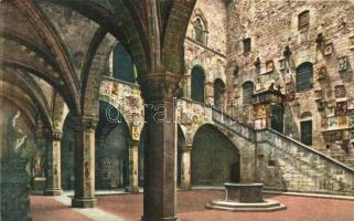 Firenze, Florence; Cortile del Bargello / palace interior