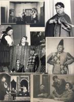 Fényképek magyar szinészekről, szinpadi jelenetekről a 40-es - 70-es évekből, 74 db