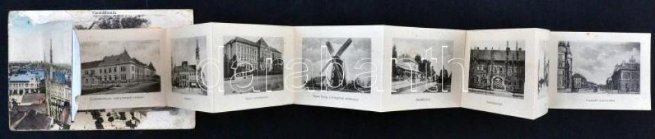 Kiskunfélegyháza, leporellolap vasútállomással  (b)