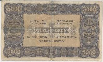 1923. 5000K nyomdahely nélkül, "T.W." jelöléssel T:III-