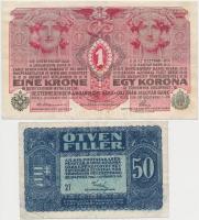 1916. 1K + 1920. 50f + 1923. 100K (3x) T:II,III