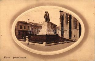 Kassa, Kosice; Honvéd szobor / statue (EK)