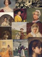 kb 120 db főleg régi motívumlap, művész, művészet, katonai témák, híres személyek stb