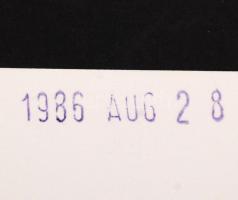 1986 Budapest, Gyöngyösi úti metró építkezés, 13 db datált, vintage fotó, 9x14 cm