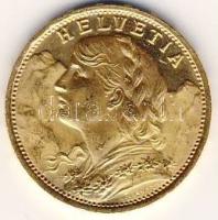 Svájc 1927B  20Fr Au 6,452g T:2