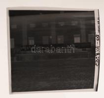 1969-1970 Budapest, a Fővárosi Moziüzemi Vállalat (FŐMO) hirdető oszlopai városszerte, szabadon felh...