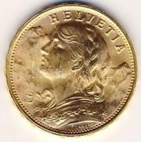 Svájc 1949B  20Fr Au 6,452g T:2