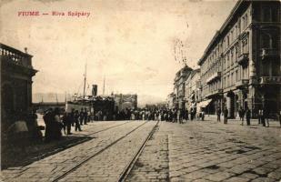 Fiume, Riva Szapáry / Szapáry utca / street (r)