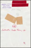 cca 1970 Czakó László: Venus, pecséttel jelzett vintage fotóművészeti alkotás, 24x16 cm