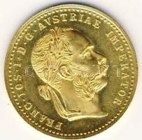 Ausztria 1915. 1D Au "Ferenc József" (3.49g/0.986) utánveret T:1 Austria 1915. 1 Ducat Au "Franz Joseph I" (3.49g/0.986) restrike C:Unc