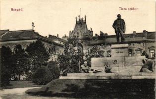 Szeged, Tisza Lajos szobor (vágott / cut)