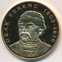 1995. 200Ft Ag "Deák" aranyozott T:PP