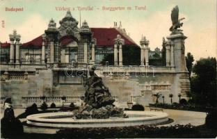 Budapest I. Várkert a Turullal, kiadja Taussig A. (EK)