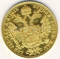 Ausztria 1915. 1D Au "Ferenc József" (3.49g/0.986) utánveret T:1
Austria 1915. 1 Ducat Au ...