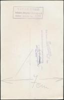 cca 1938 Vadas Ernő (1899-1962) pecséttel jelzett, aláírt  vintage fotóművészeti alkotása, a Hungari...