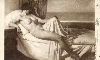Didon / Erotic nude art postcard s: P. Albert Laurens