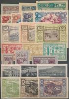 ~600db-os igényes szükségpénz gyűjtemény albumba rendezve, főleg osztrák és tökéletes tartású bankje...