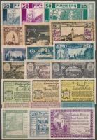 ~600db-os igényes szükségpénz gyűjtemény albumba rendezve, főleg osztrák és tökéletes tartású bankje...