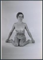 cca 1973 Szépek és hajlékonyak, 5 db korabeli negatívról készült modern nagyítás, finoman erotikus f...