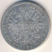 Ausztria 1877 1Fl Ag T:3
