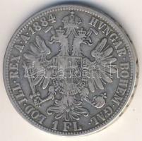 Ausztria 1884 1Fl Ag T:3