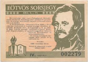 1969. "Eötvös Sorsjegy IV. osztály" T:II-,III