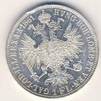 Ausztria 1861A 1Fl Ag T:1 ph