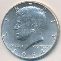 Amerikai Egyesült Államok 1964. 1/2$ Ag "Kennedy" T:2 USA 1964. 1/2 Dollar Ag "Kennedy" C:XF