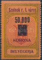 1926 Szolnok városi illeték 25/a.sz. 50.000K/50K (20.000)