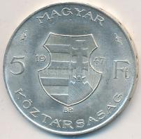 1947. 5Ft Ag "Kossuth" T:2