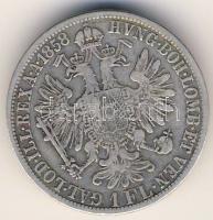 Ausztria 1858A 1Fl Ag T:3/4