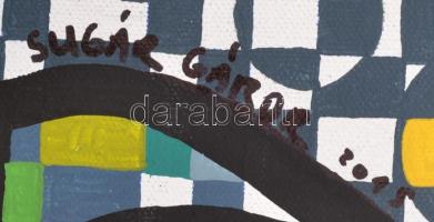 Sugár Gábor (1976- ): Ágaskodó ló. Akril, vászon, jelzett, 70×50 cm