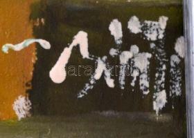 Bánfi jelzéssel: Szentendre. Olaj, karton, keretben, 32×22 cm