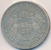 1937. 2P Ag "Madonna" T:2-
Adamo P7