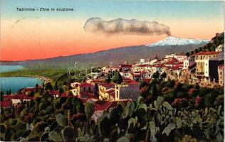 Taormina, Etna in eruzione / Etna in eruption