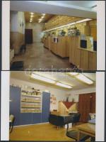 1981 Budapest, VII. ker., Rákóczi út 86., Gyógyszertár, belső fotók, 9 db korabeli 6x7-es professzio...