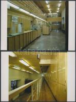 1981 Budapest, VII. ker., Rákóczi út 86., Gyógyszertár, belső fotók, 9 db korabeli 6x7-es professzio...