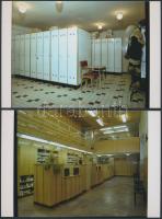 1981 Budapest, VII. ker., Rákóczi út 86., Gyógyszertár, belső fotók, 9 db korabeli 6x7-es professzio...