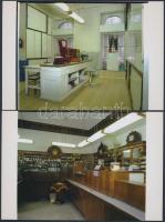 1981 Budapest, VII. ker., Dob u. 80., Gyógyszertár, külső-belső fotók, 8 db korabeli 6x7-es professz...