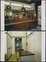 1981 Budapest, VII. ker., Dob u. 80., Gyógyszertár, külső-belső fotók, 8 db korabeli 6x7-es professz...