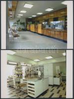 1981 Budapest, Martos Flóra u. 1. Gyógyszertár kívül-belül, 7 db korabeli 6x7-es professzionális neg...