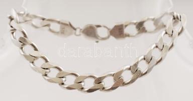 Ezüst karlánc, Ag., nettó: 27,1gr., jelzett, 21cm / Silver bracelet, Ag, net. 27,1gr, marked, 21cm