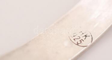 Ezüst karkötő, Ag., nettó: 15,8gr., jelzett,  d:7cm / Silver bracelet, Ag, net. 15,8gr, marked, d:7c...